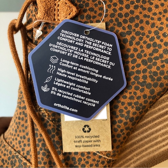 TOMS Kala Unisex Tan Mini Cheetah Suede Women’s Wedge Booties - Picture 7 of 13